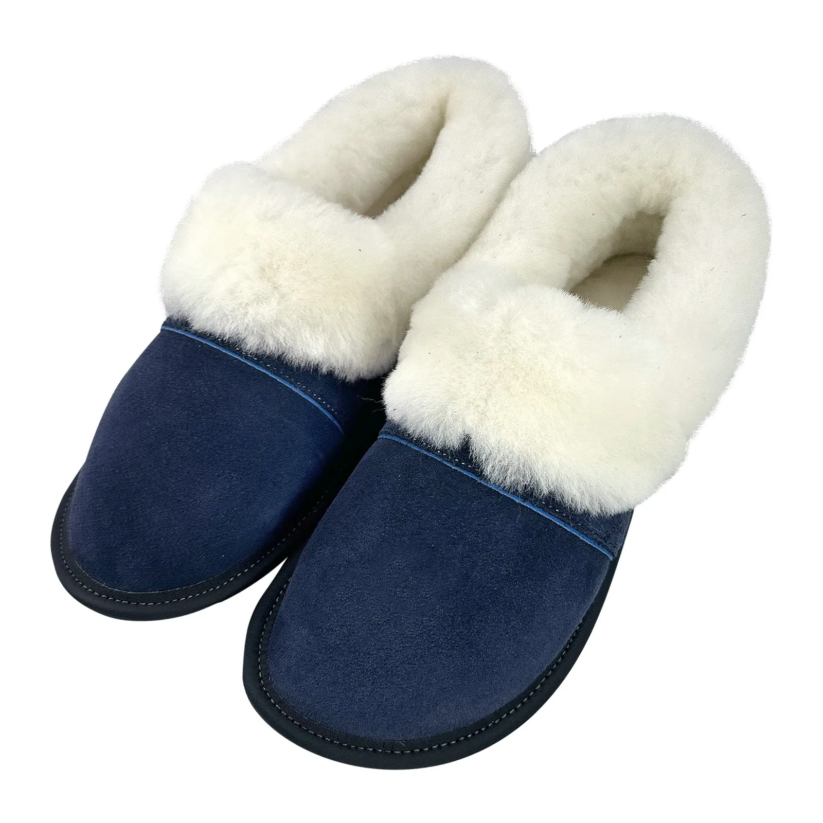 Women's Lazybone Sheepskin Slippers with EVA Soles (Final Clearance)