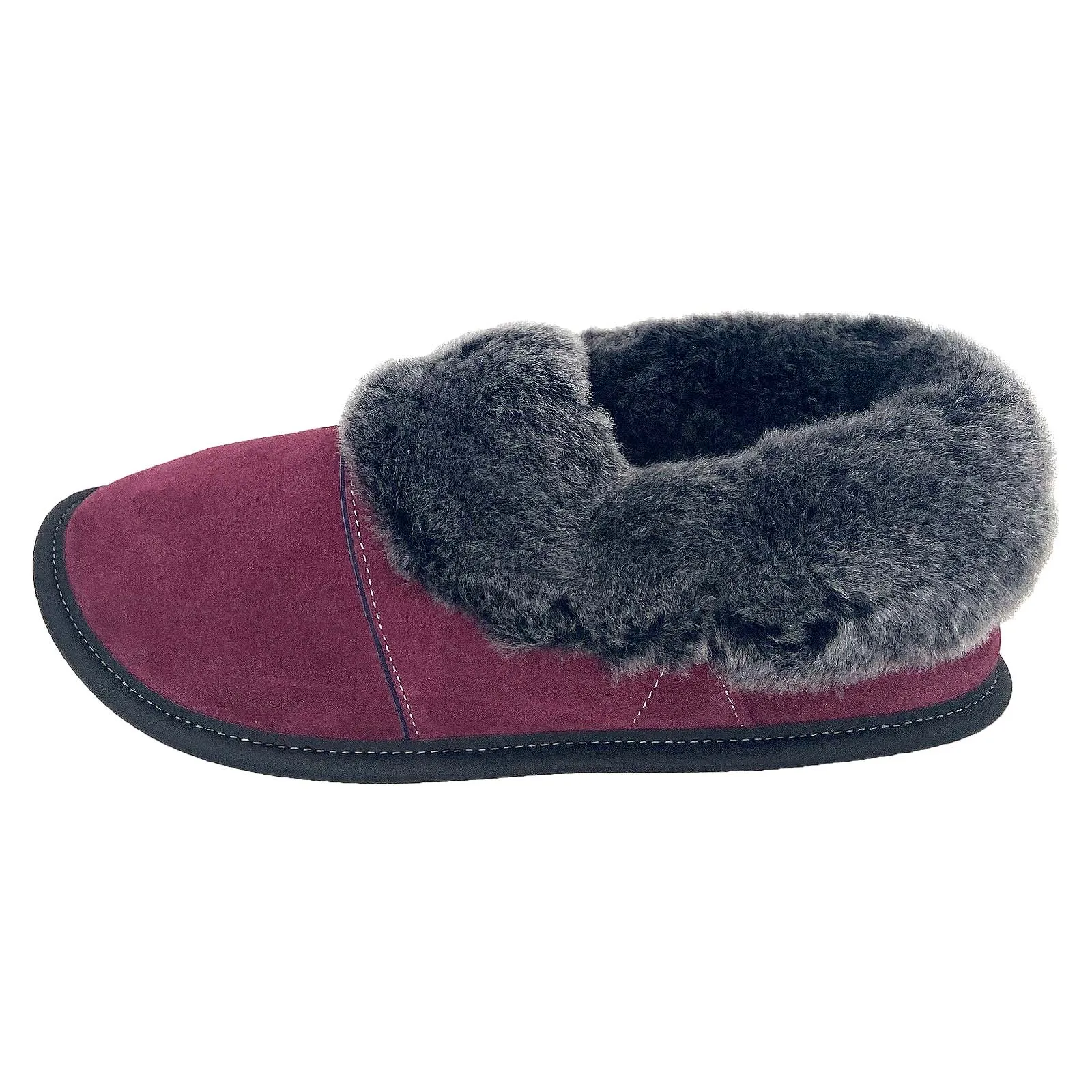Women's Lazybone Sheepskin Slippers with EVA Soles (Final Clearance)
