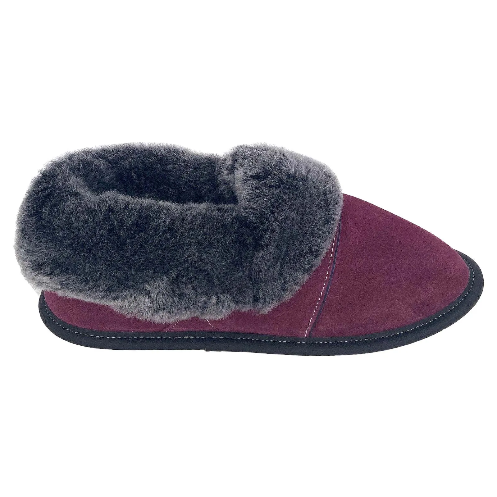 Women's Lazybone Sheepskin Slippers with EVA Soles (Final Clearance)